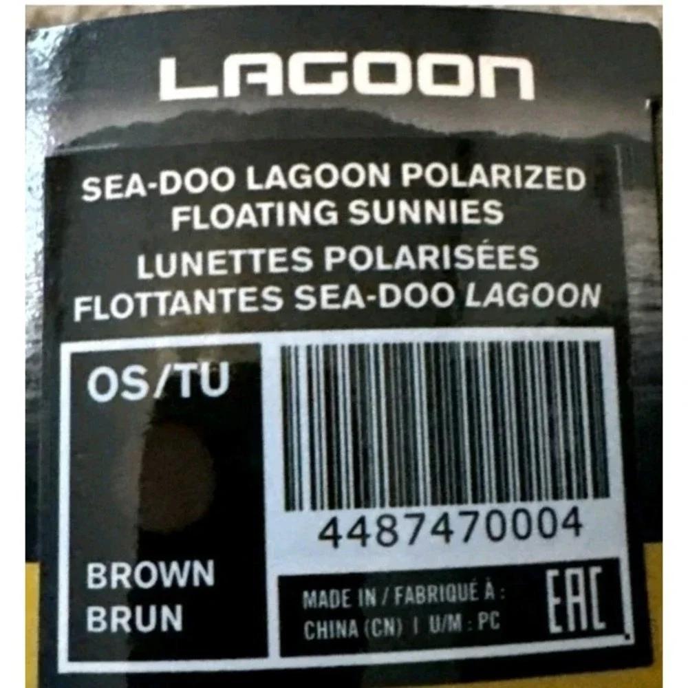 SEA-DOO FLOATING POLARIZED LAGOON‎ SUNGLASSES SEA DOO FLOATING 100% UV400 Brown